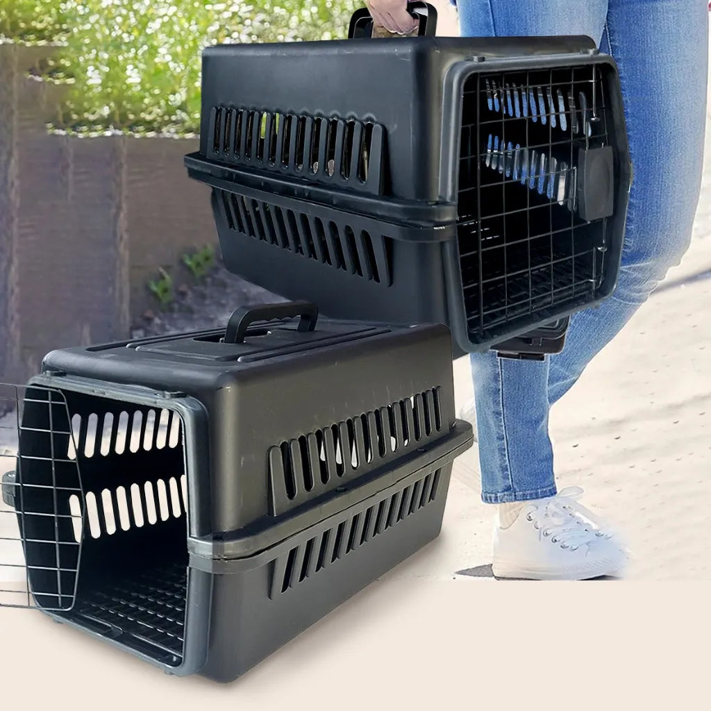 Caja Transportador Perro Canil Jaula Transporte Mascota Gato