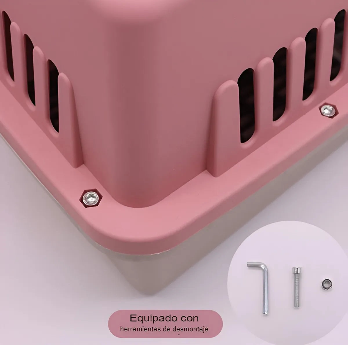Caja Transportador Perro Canil Jaula Transporte Mascota Gato