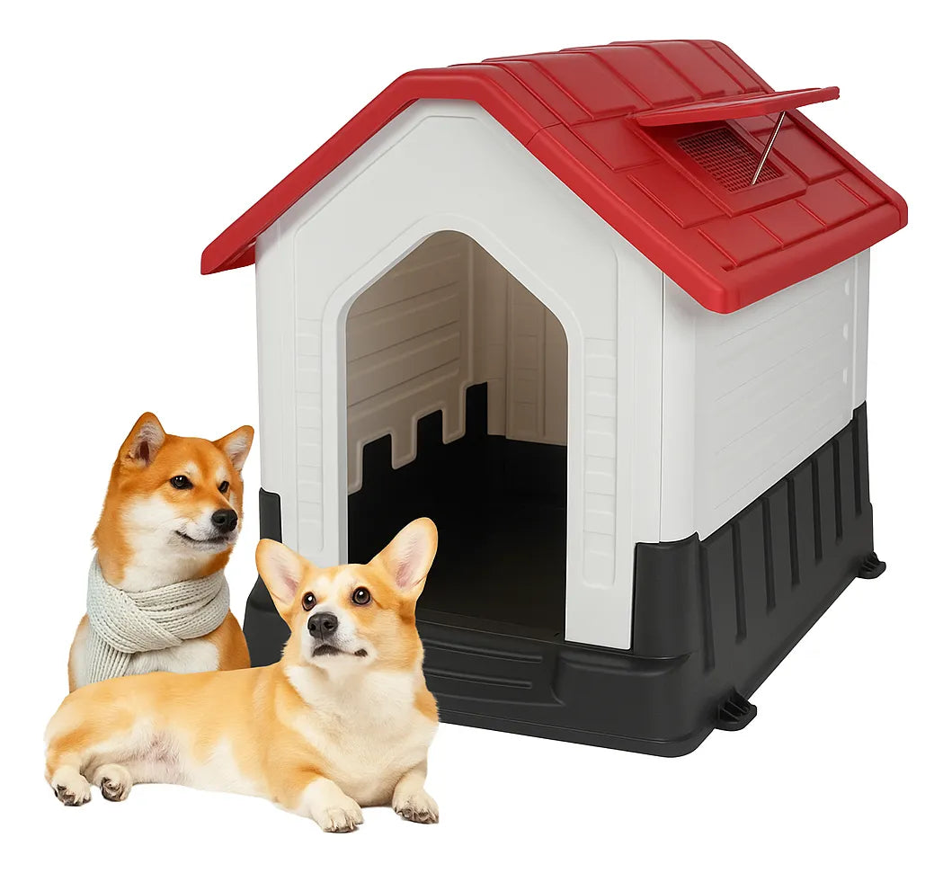 Casa Perro Mediano Mascotas Casa Armable De Plastico Perros