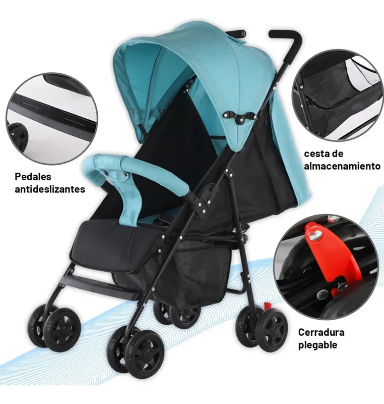 Coche Paraguas De Paseo Para Bebes Coches Plegable Viaje