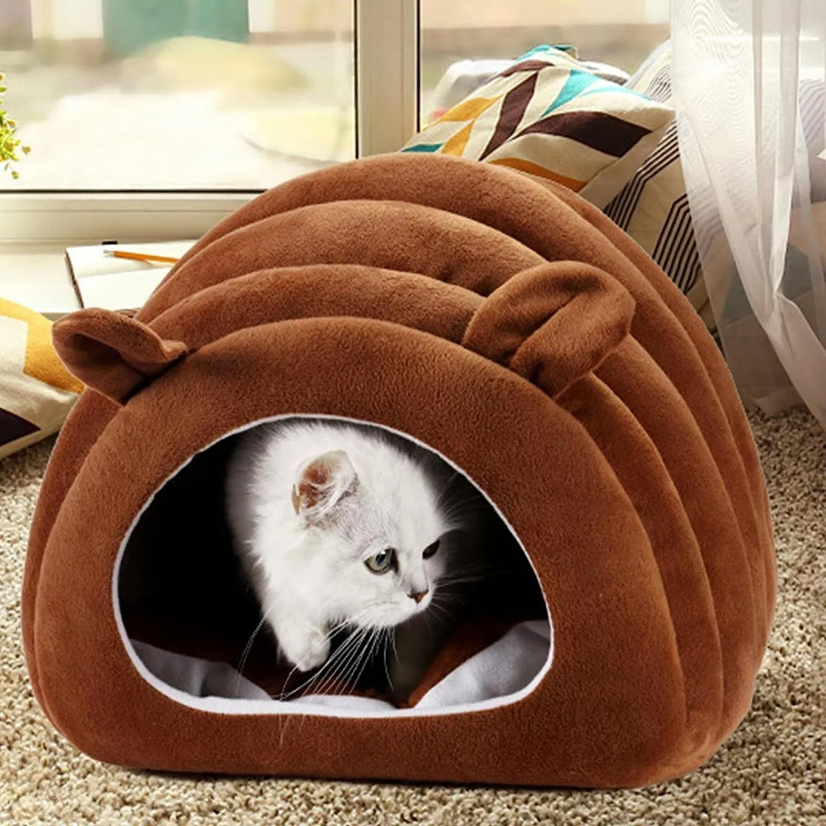 Cama Iglú Gato Camas Mascotas Cama Iglu Gatos Camas Gato