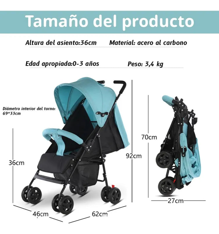 Coche Paraguas De Paseo Para Bebes Coches Plegable Viaje
