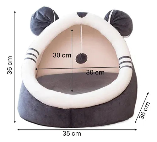 Cama Gatos Iglu Casa Camas Felpa Iglu Cueva Perros Mascotas