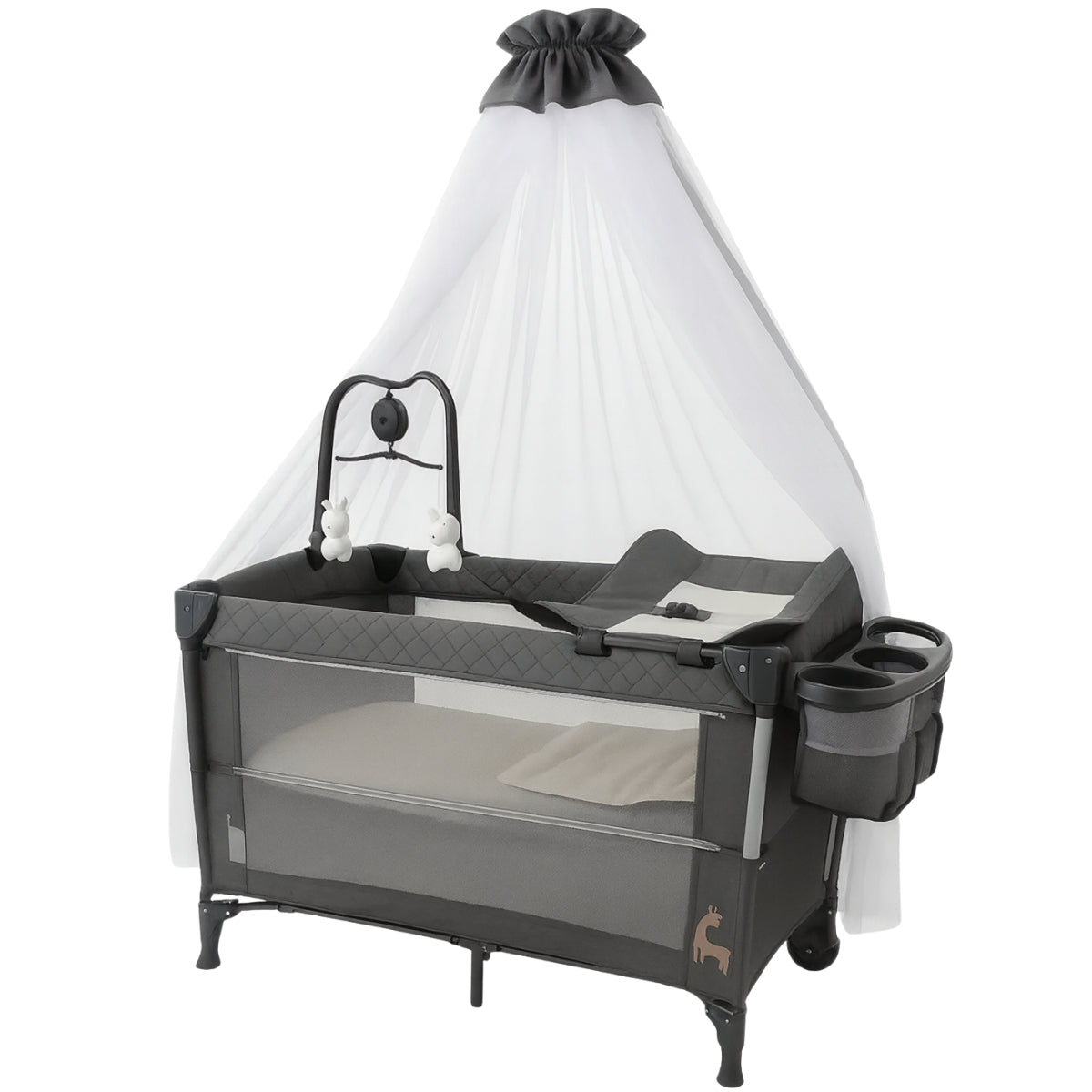 Cuna Colecho Corral Bebe Multifuncional Cambiador Mosquitero