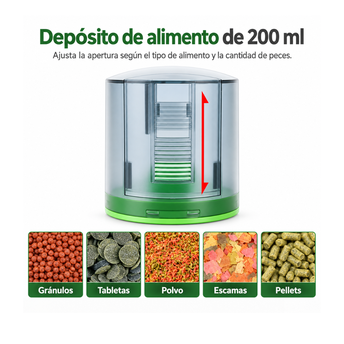Dispensador Alimento Automatico Para Peces Acuario Pecera