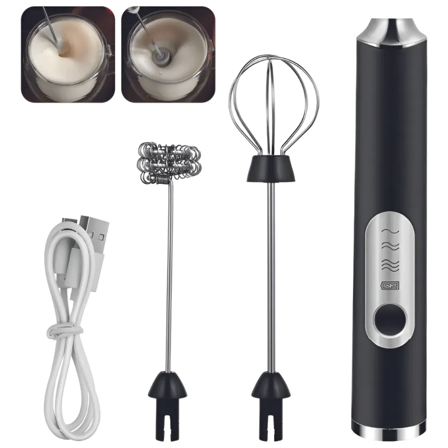 Batidor De Cafe Batidora Espumador Batidor Leche Recargable