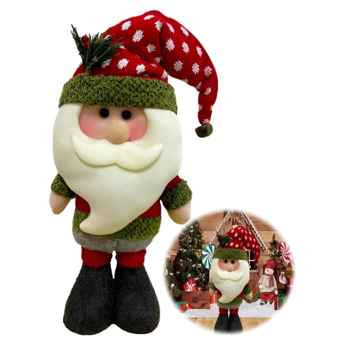 Monos Navidad Santa Reno Nieve Muñecos Navideños Decoracion