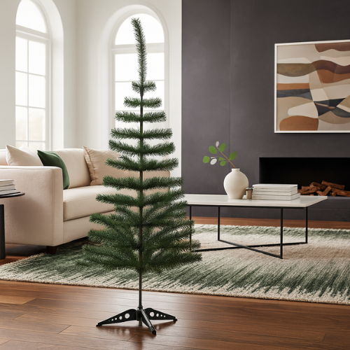 Árbol De Navidad 120 cm Artificial Plegable Decoración Navideño