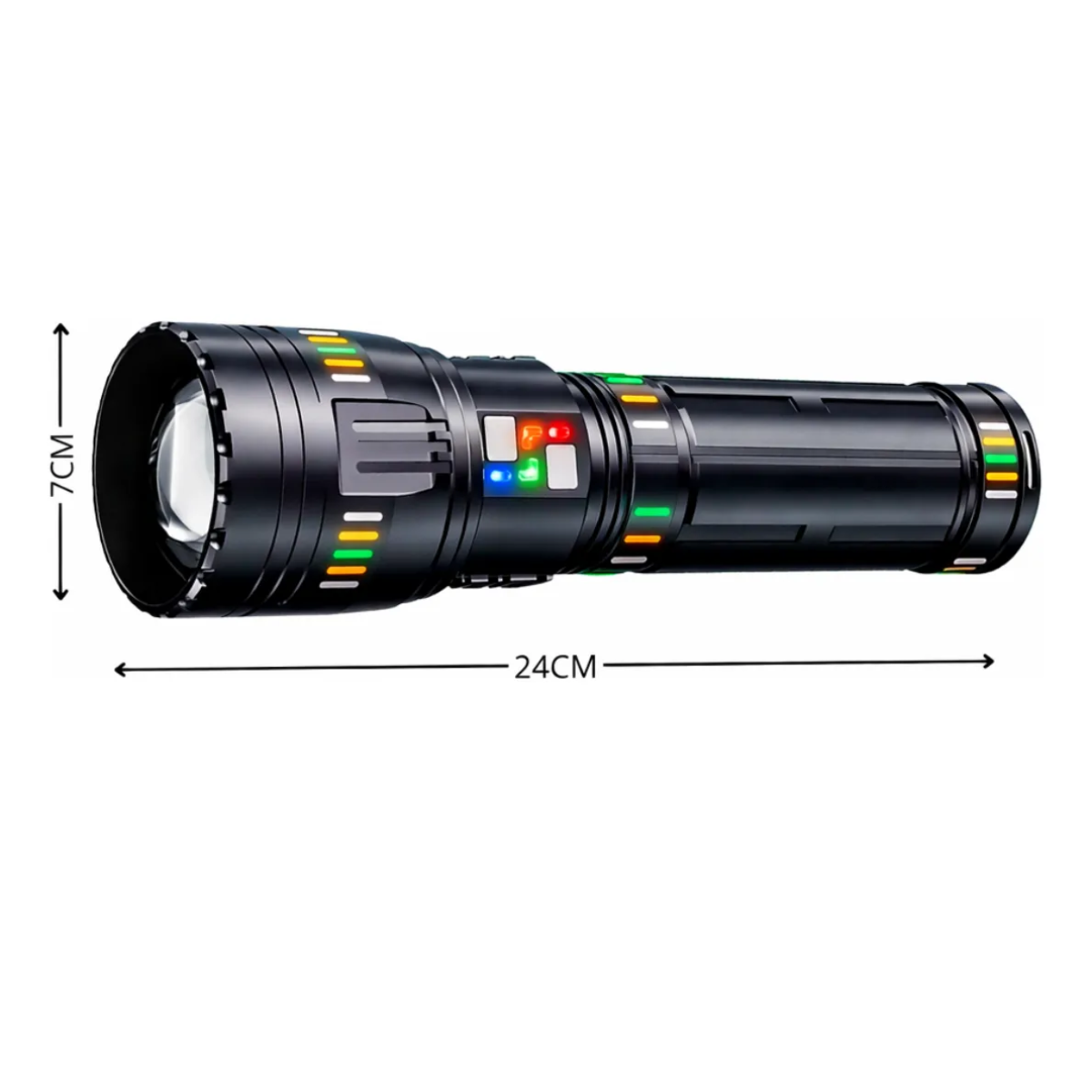 Linterna Recargable Tactica Linterna Led Potente Usb Zoom