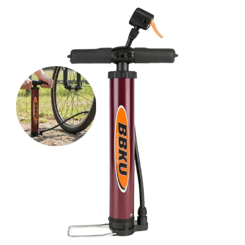 Inflador Manual De Pie 120 Psi Para Bicicleta Portátil