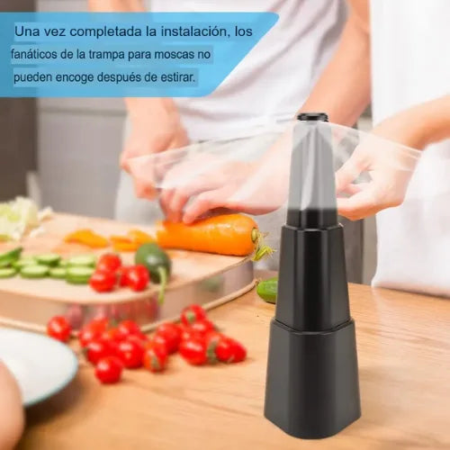 Ventilador Abanico Repelente De Moscas Protector De Alimento