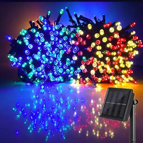 Luces Terraza Exterior Navidad Luces Led Solar Jardín