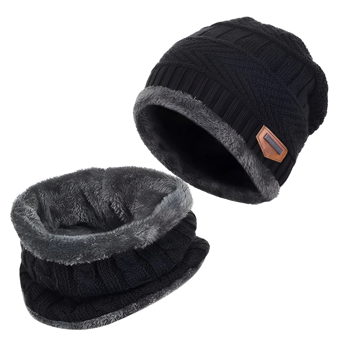 Gorro Invierno Lana Cuello Con Chiporro Hombre y Mujer