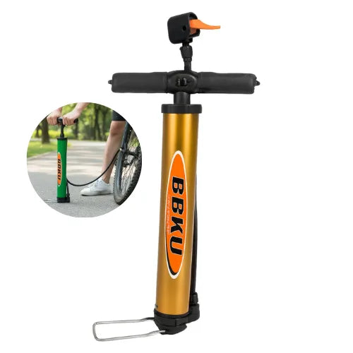 Inflador Manual De Pie 120 Psi Para Bicicleta Portátil