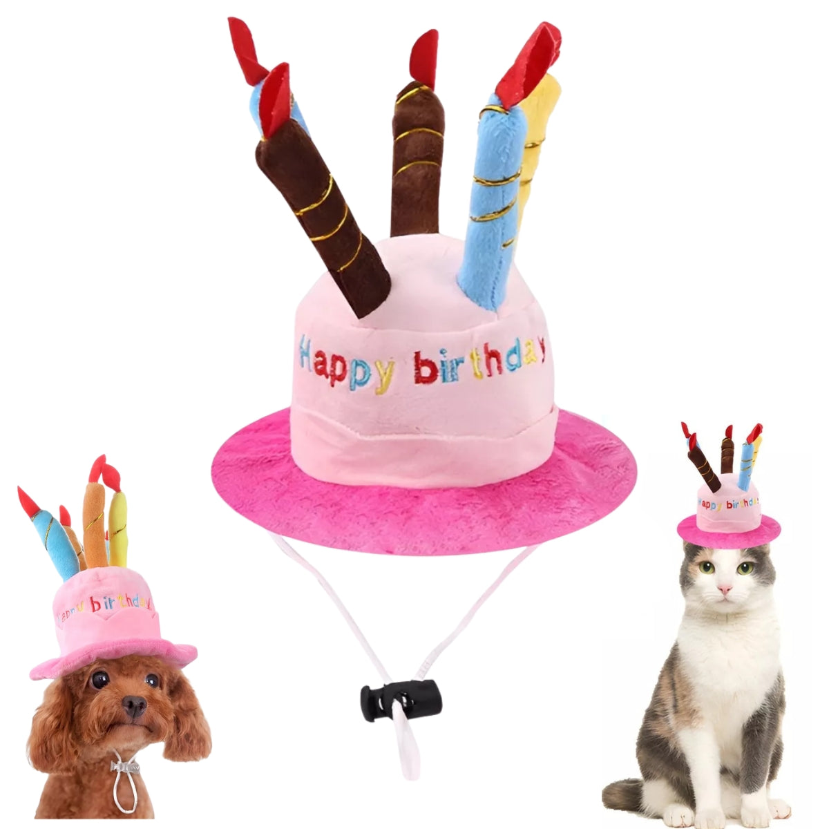 Disfraz para Gato Disfraz Gorro de Cumpleaños Disfraz para Perro Mascota