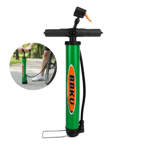 Inflador Manual De Pie 120 Psi Para Bicicleta Portátil