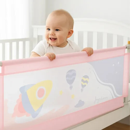 Baranda De Cama Infantil Plegable 180 Cm Seguridad Niños