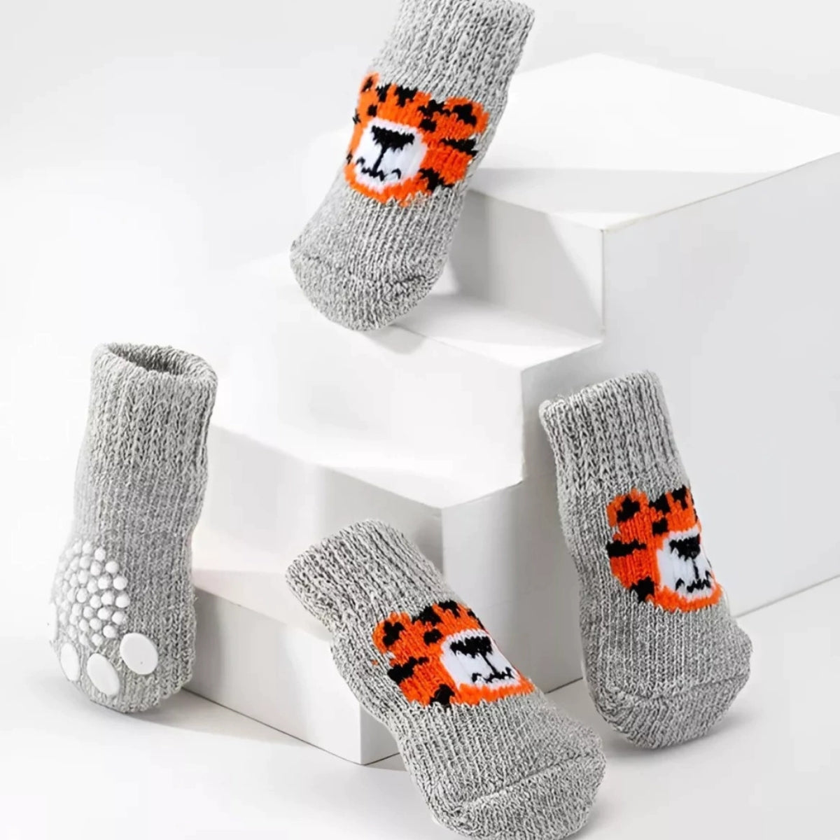 Zapatos Calcetines Antideslizante Para Perros Pequeños