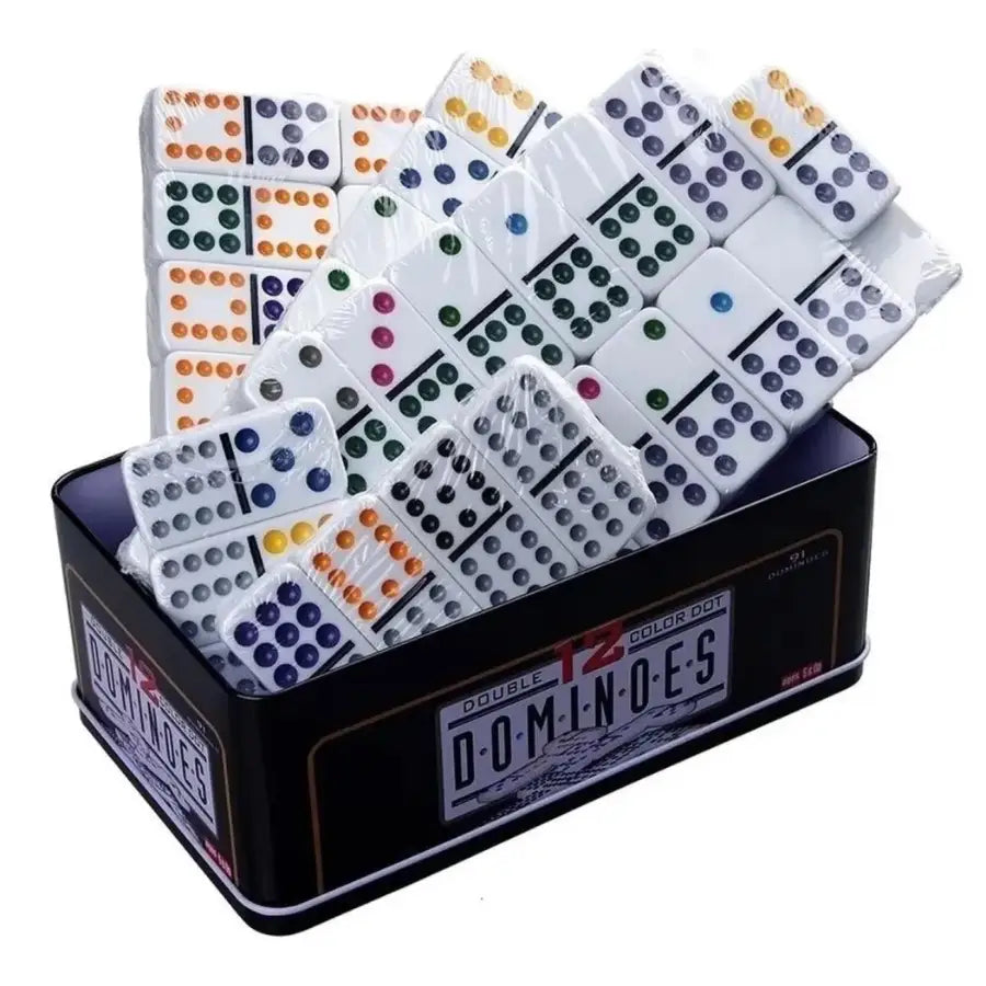 Juego Domino 91 Piezas Juegos De Mesa Familiar Juego Domino