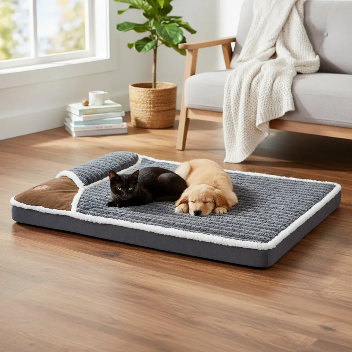 Cama Perros Cama Grande 100x70cm Mascotas Cama Tipo Colchon