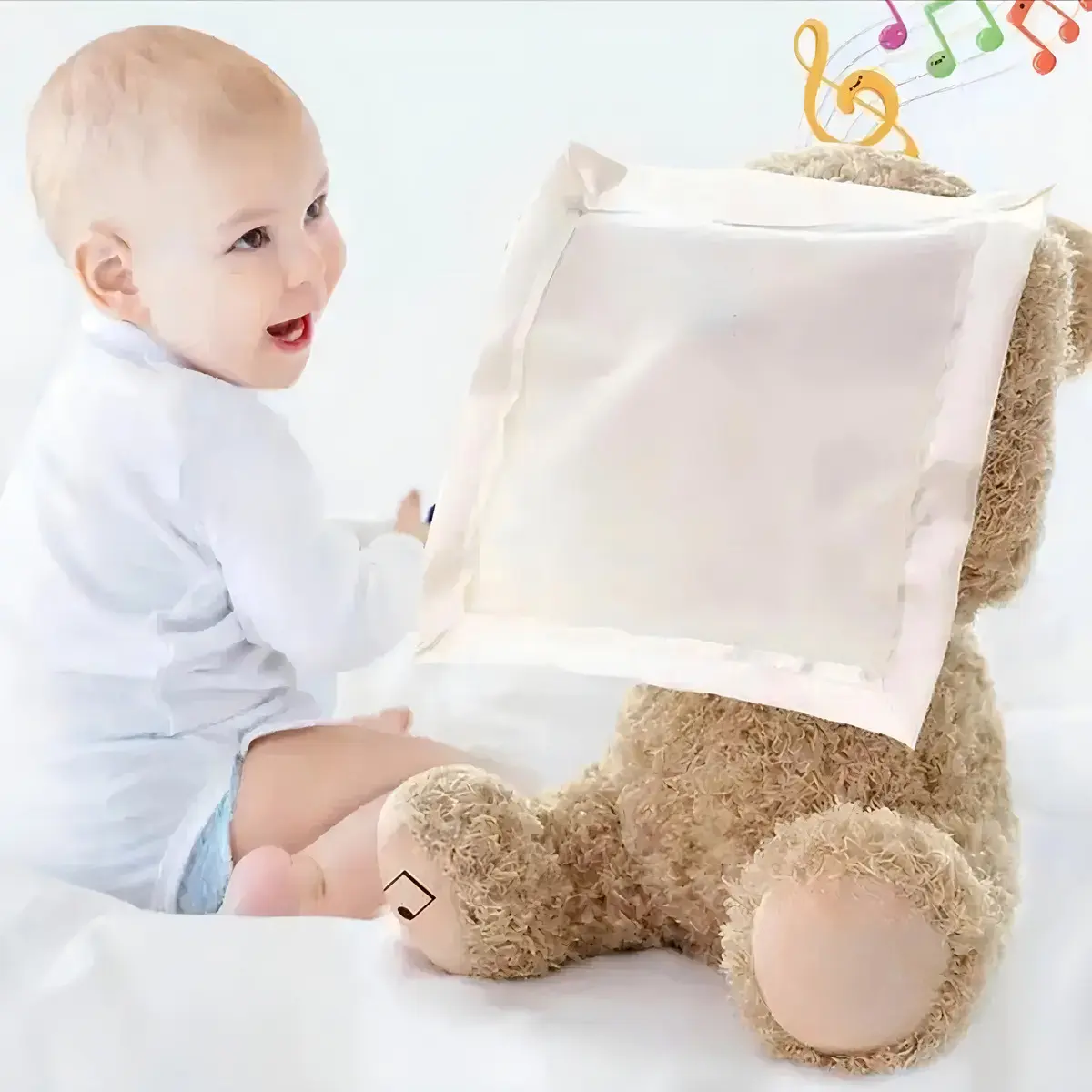 Pack Para tu Bebe Reja De Seguridad + Andador + Oso Parlante