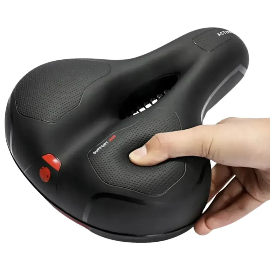 Sillin De Bicicleta Antiprostatico Asiento Suave Reflectante