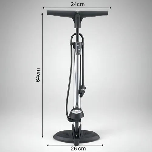 Bomba De Aire Manual 160 Psi Con Manómetro Inflador