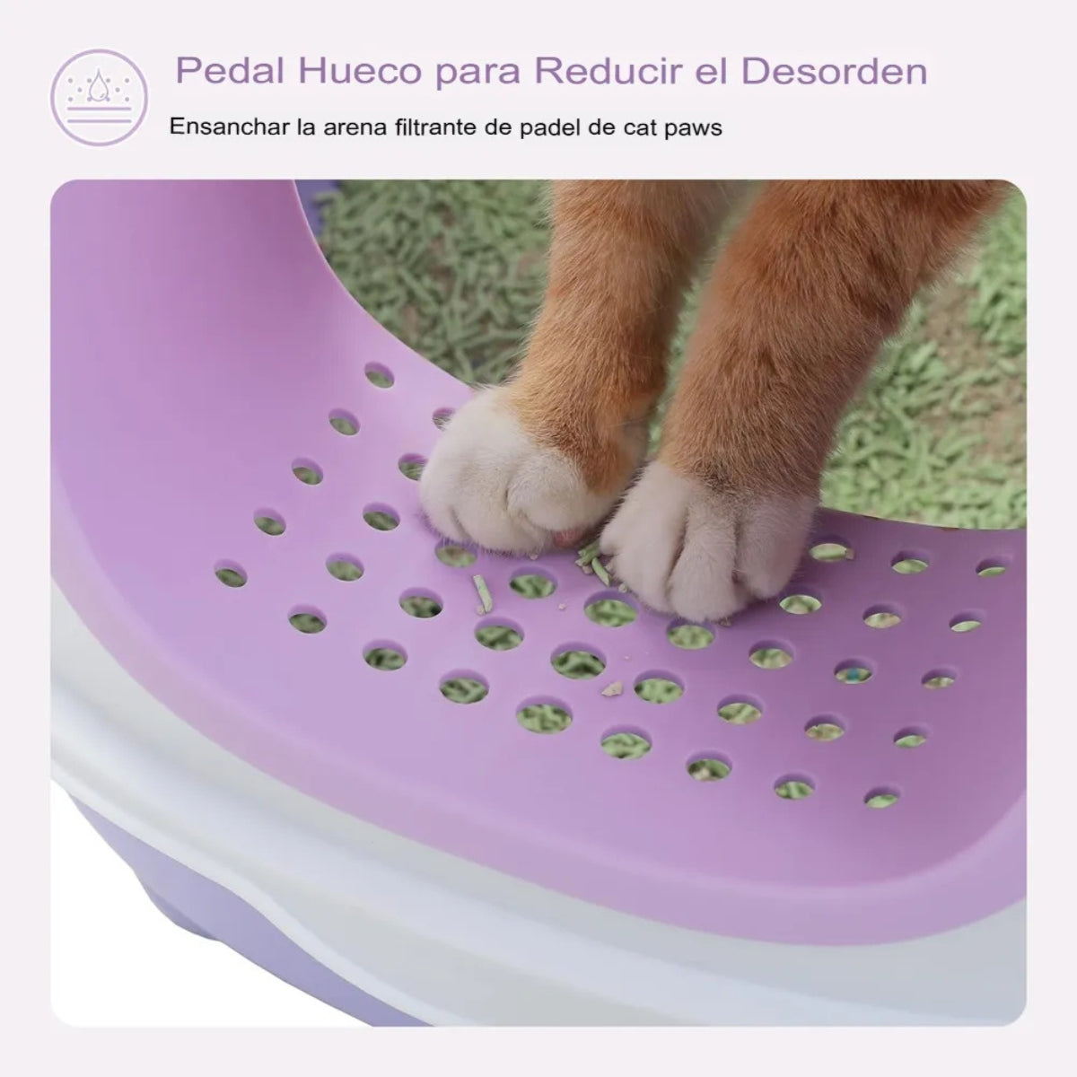 Arenero Gato Caja De Arena Cerrada Baño Sanitario Gatos