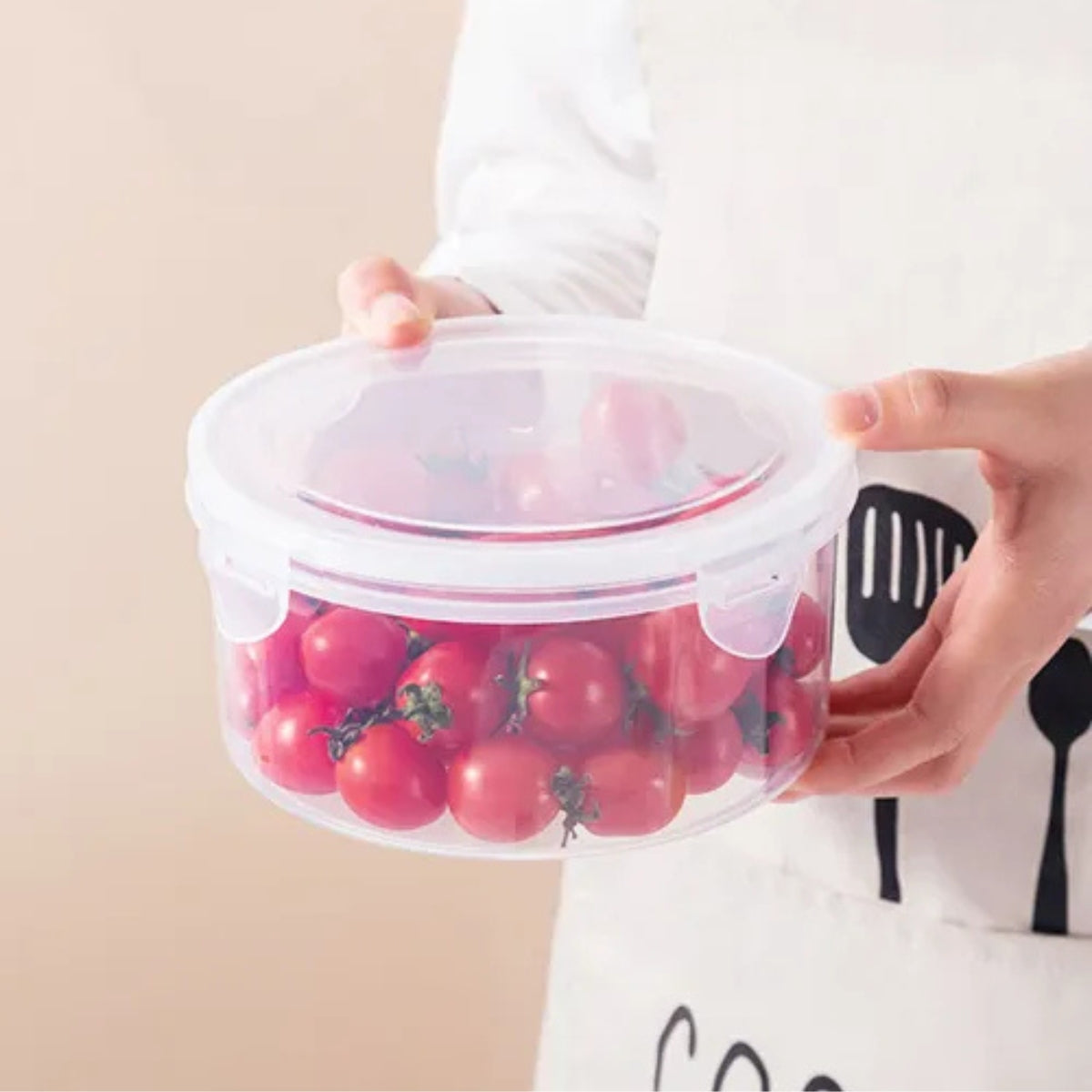 3 Taper Plastico Contenedor Comida Hermetico Envase Tapper