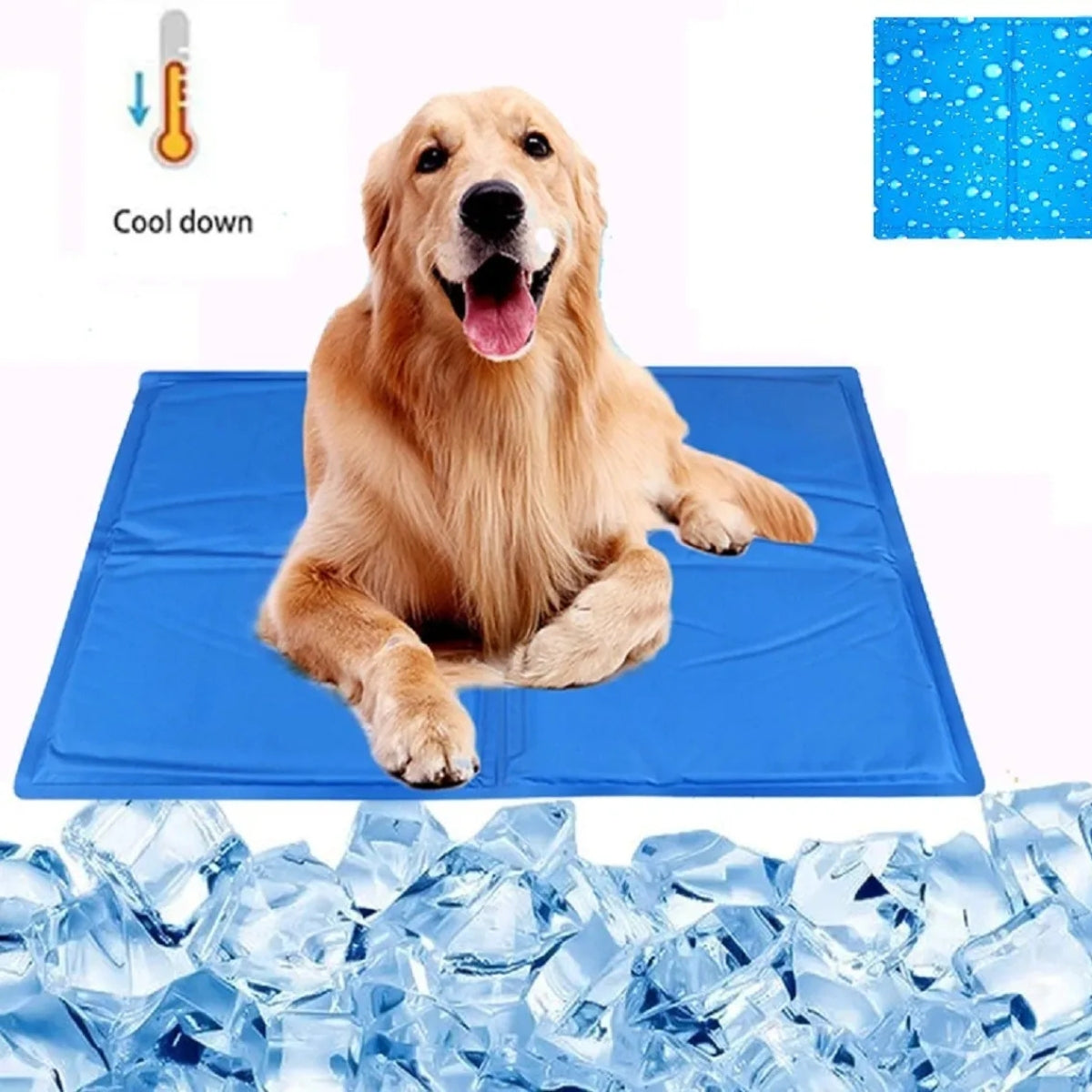 Manta Refrescante Para Perros 90x50 Cm Talla L Colchon Perro