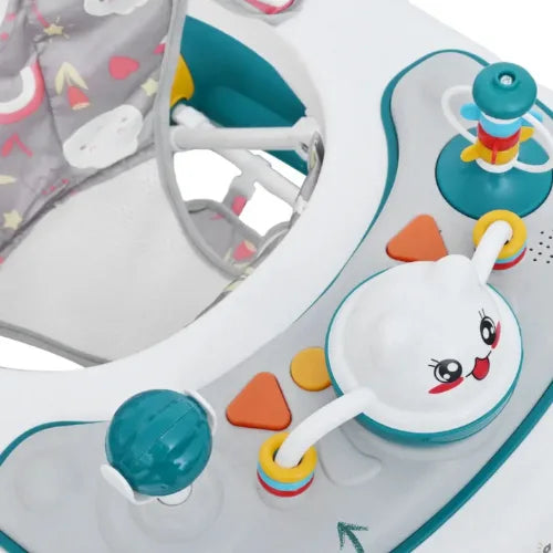 Andador Bebe Andadera Caminadora Plegable Con Toldo Y Musica