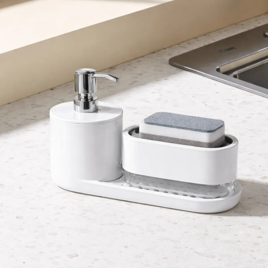 Escurridor Esponja Dispensador Lavalozas Organizador Cocina