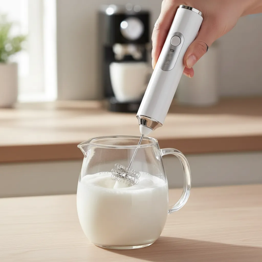 Batidor De Cafe Batidora Espumador Batidor Leche Recargable