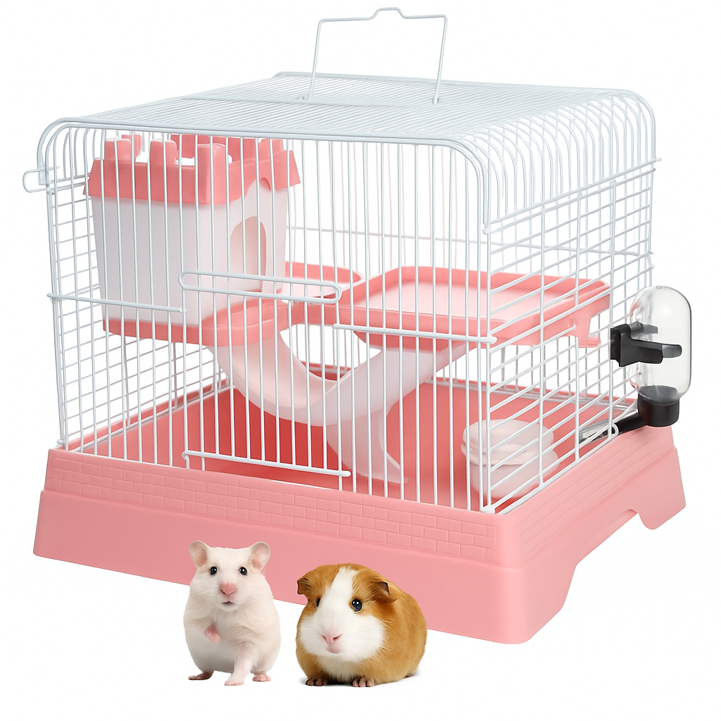 Jaula Rueda Hamster Cobaya Huron Raton Erizo Jaula Raton