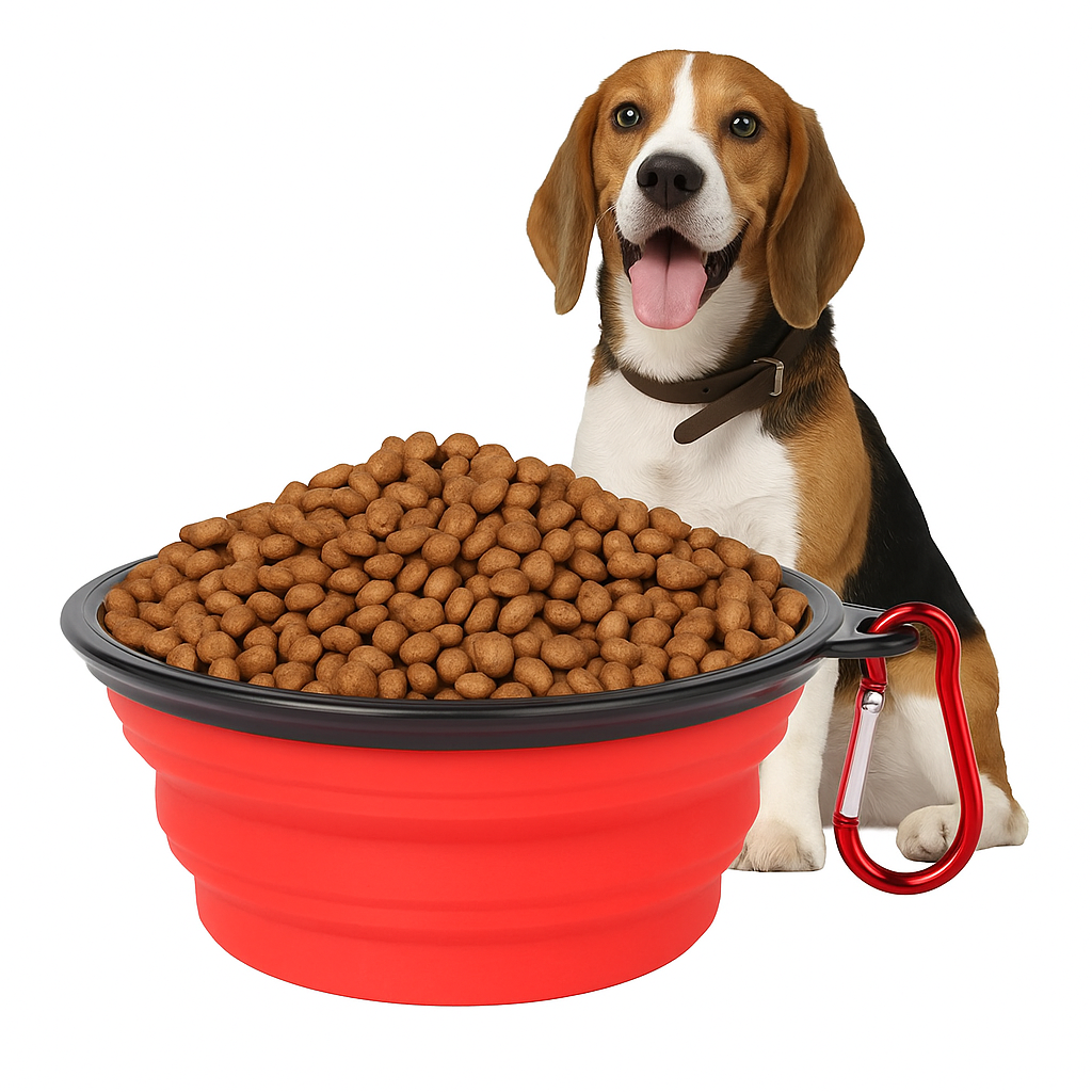 Plato Comida Perros Dispensador Bebedero Agua Gatos Mascotas