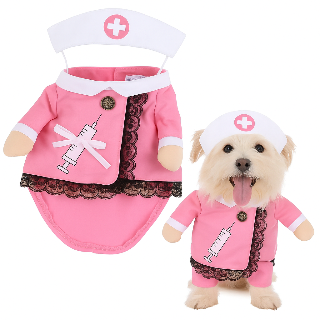 Disfraz Perro Halloween Enfermera Disfraces Gato Mascotas