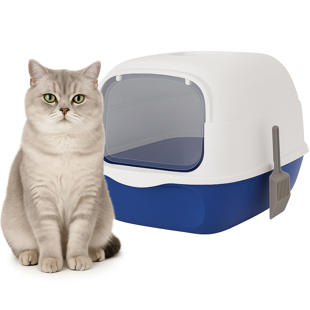 Arenero Para Gatos Cerrado Baño Sanitario Caja Arena Gato