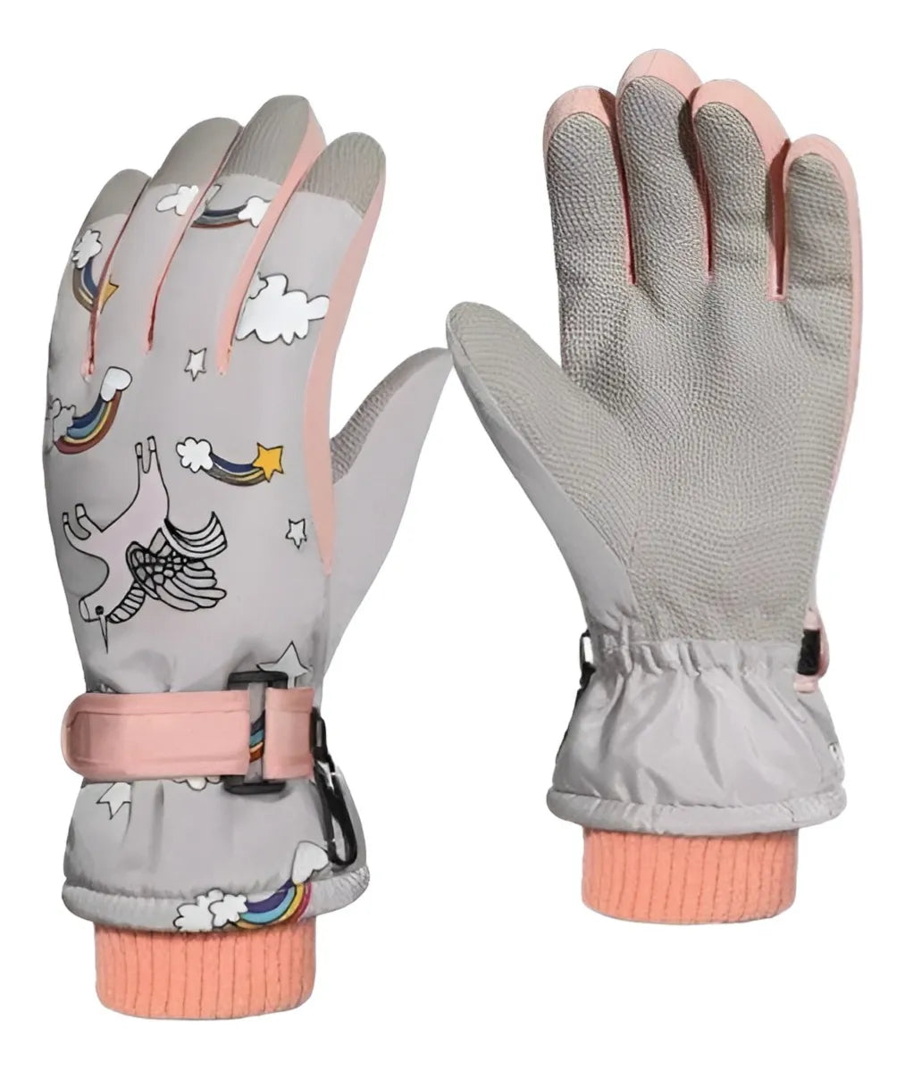 Guantes Nieve Termicos Niños Guantes Ski Invierno Esqui Nina