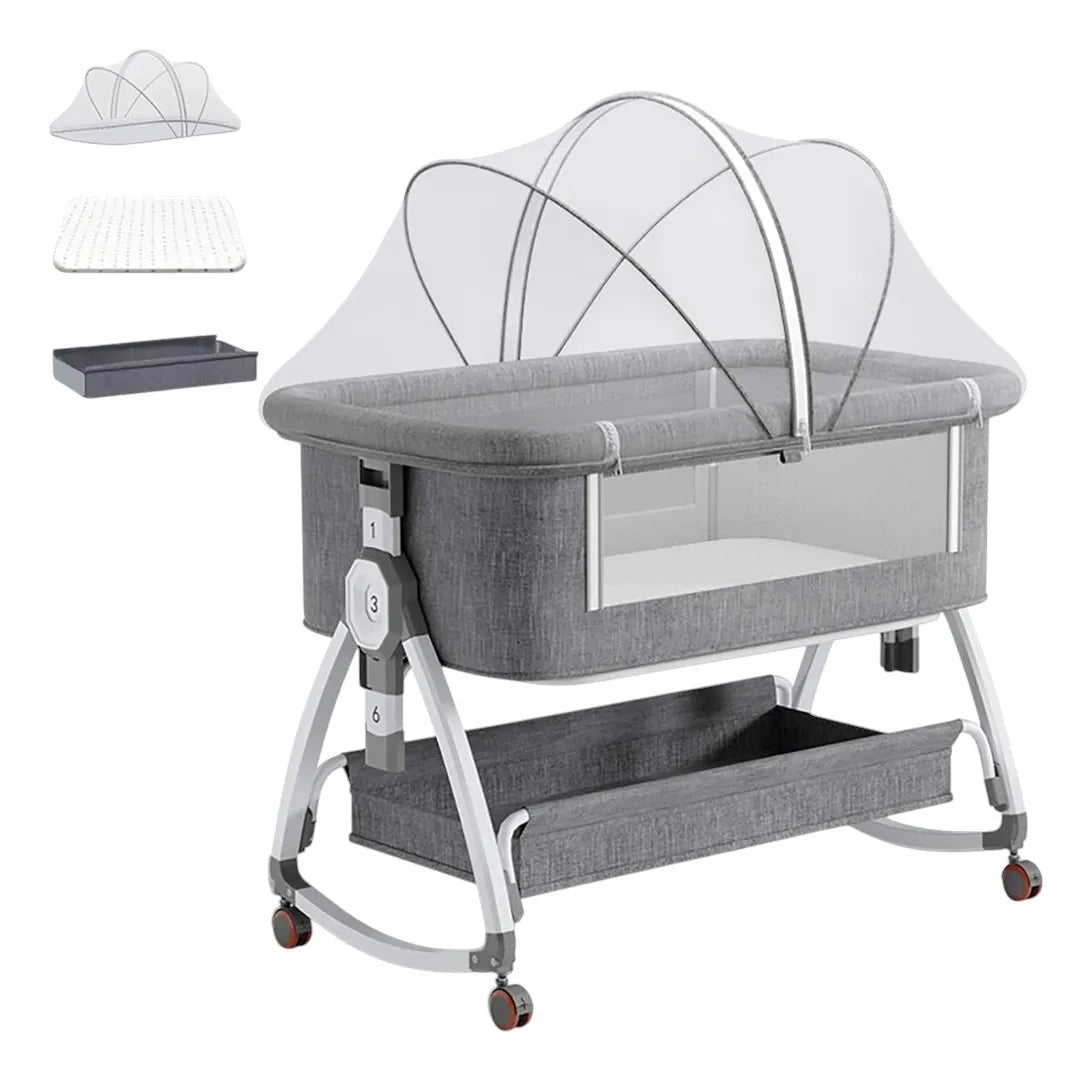 Cuna Colecho Mecedora Para Bebe Corral Mosquitero Colchon