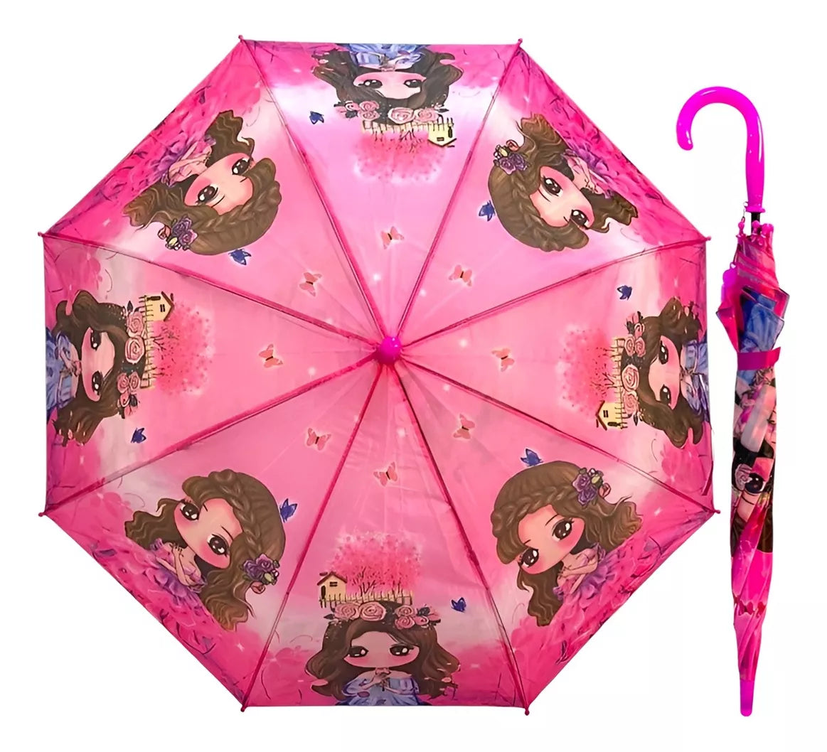 Paraguas Infantiles Sombrilla Niños Y Niñas Paragua Lluvia