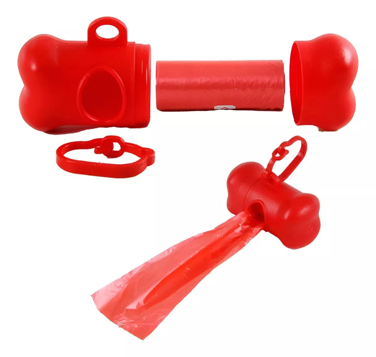 Dispensador De Bolsas Perros Bolsas Mascotas + 2rollos Bolsa
