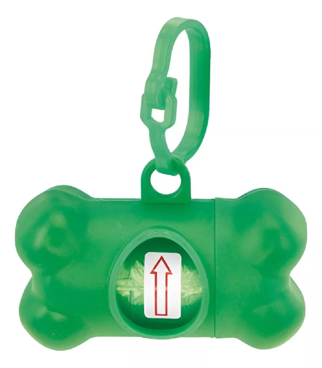 Dispensador De Bolsas Perros Bolsas Mascotas + 2rollos Bolsa