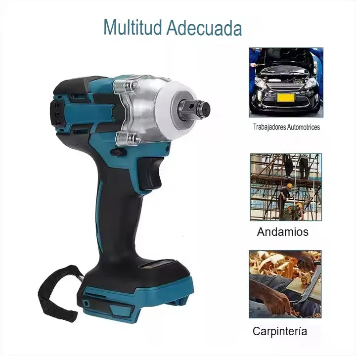 Kit Taladro Llave De Impacto Destornillador Inalambrico 68v