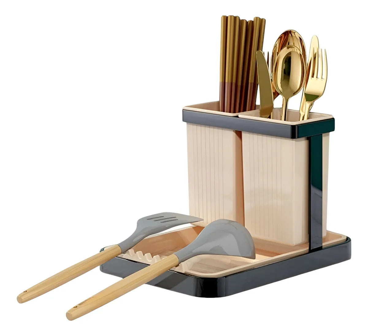 Organizador De Cubiertos Utensilios Porta Servicio Cocina