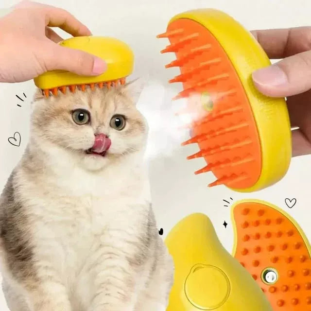 Cepillo A Vapor Automatico Perros Quita Pelos Mascotas Gatos