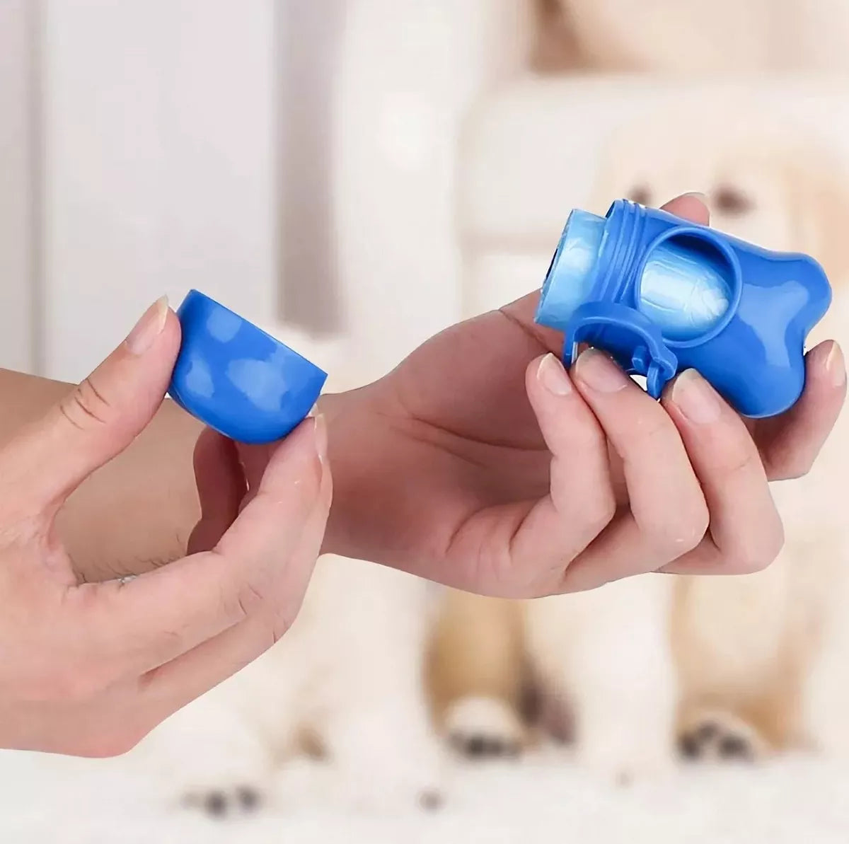 Dispensador De Bolsas Perros Bolsas Mascotas + 2rollos Bolsa