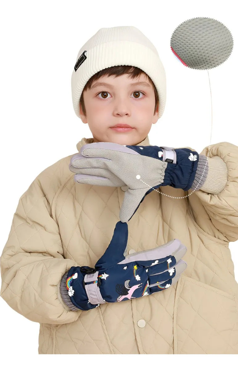 Guantes Nieve Termicos Niños Guantes Ski Invierno Esqui Nina