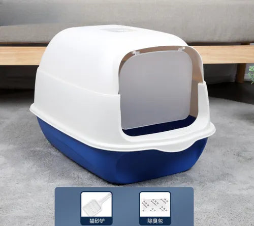 Arenero Para Gatos Cerrado Baño Sanitario Caja Arena Gato