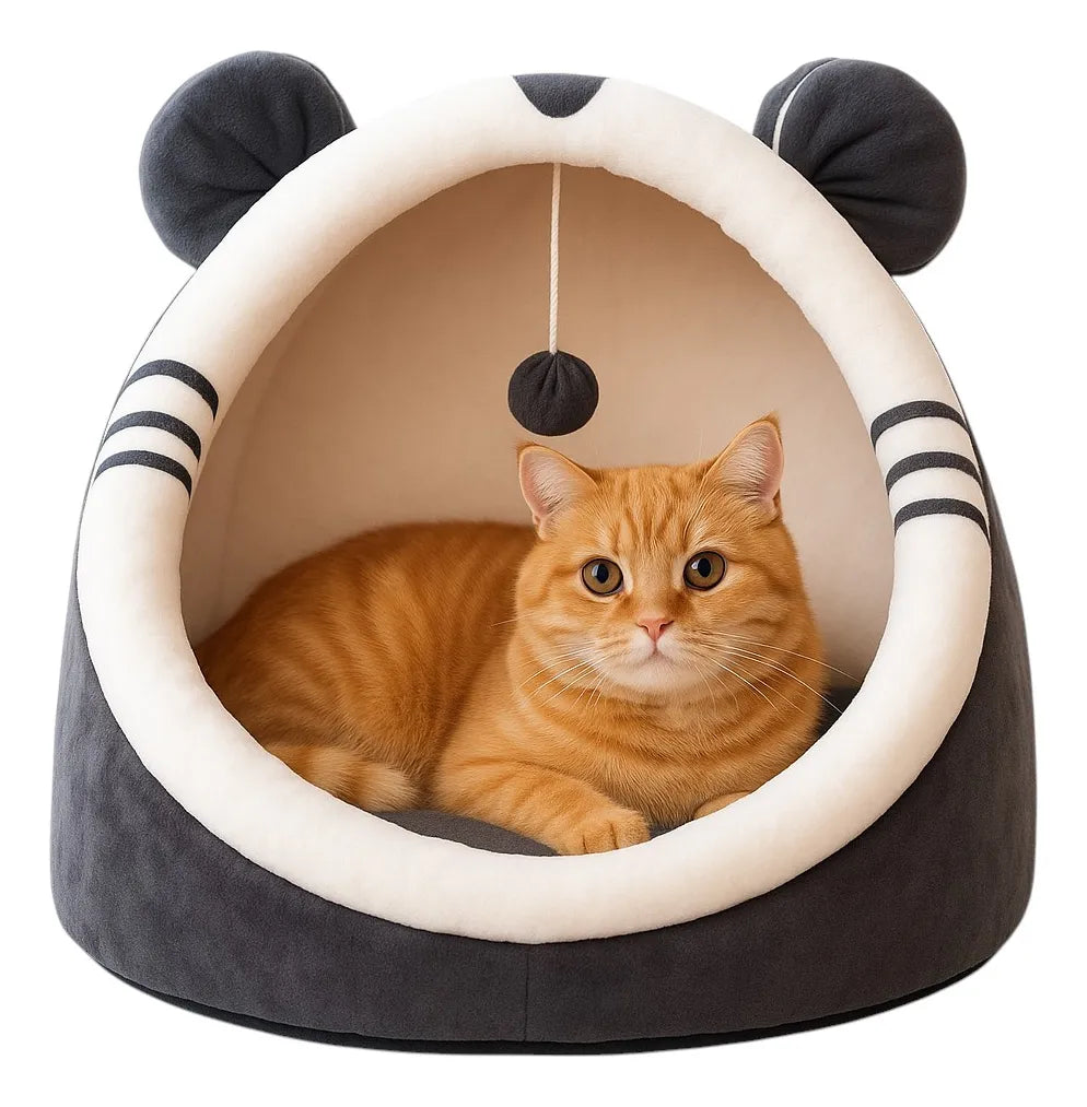 Cama Gatos Iglu Casa Camas Felpa Iglu Cueva Perros Mascotas