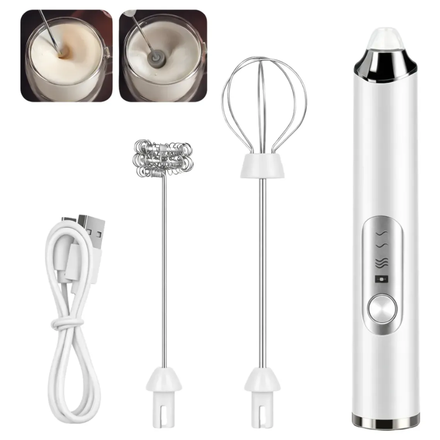 Batidor De Cafe Batidora Espumador Batidor Leche Recargable